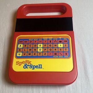Vintage Texas Instruments Speak & Spell Tested Works Great Condition Retro '80's
